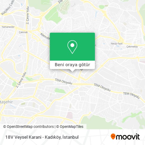 18V Veysel Karani - Kadıköy harita