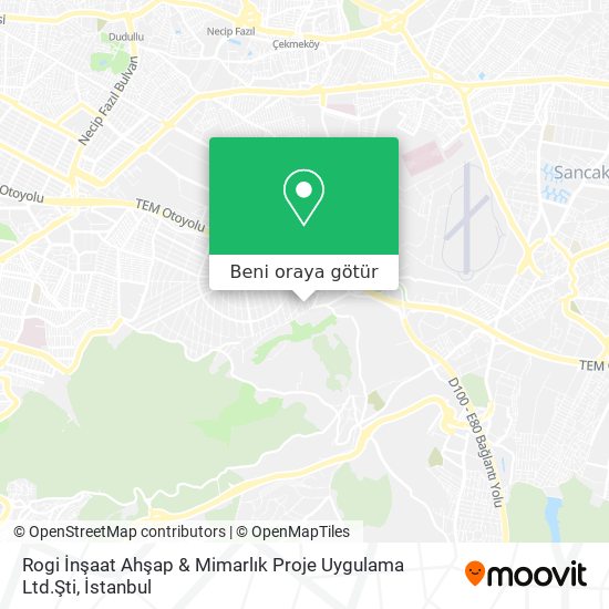 Rogi İnşaat Ahşap & Mimarlık Proje Uygulama Ltd.Şti harita