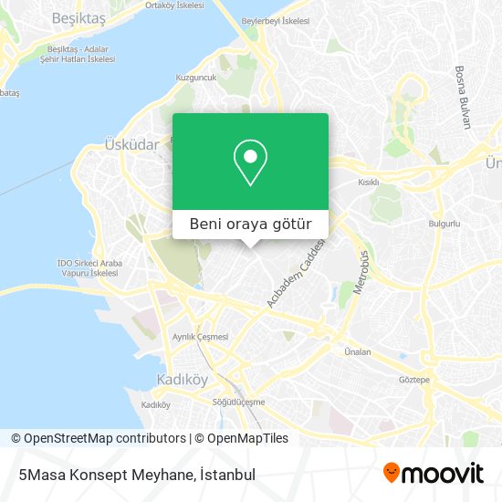 5Masa Konsept Meyhane harita