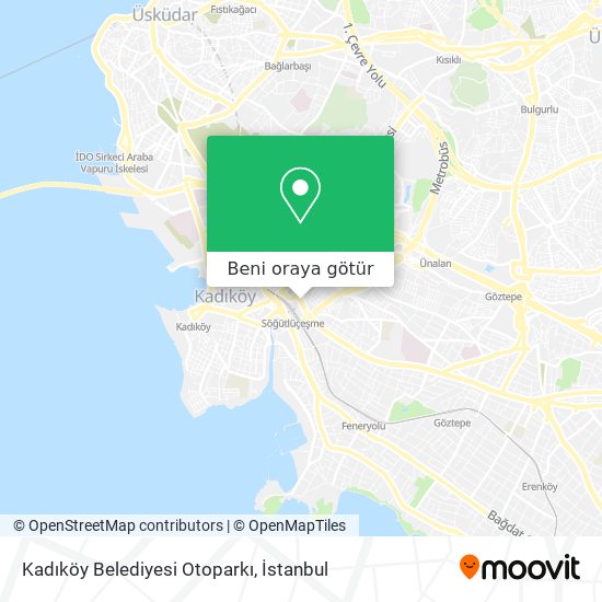 Kadıköy Belediyesi Otoparkı harita