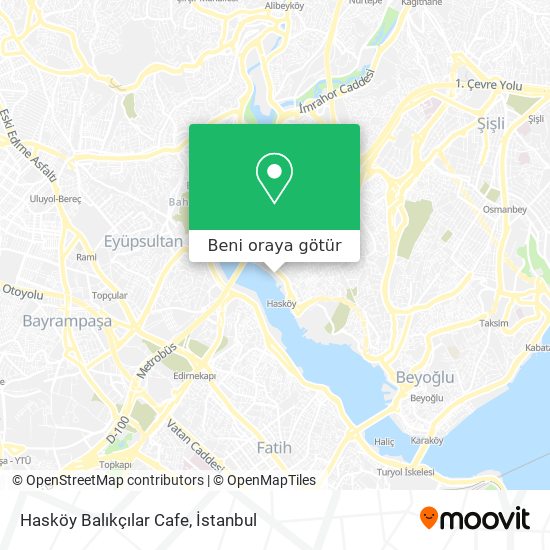 Hasköy Balıkçılar Cafe harita