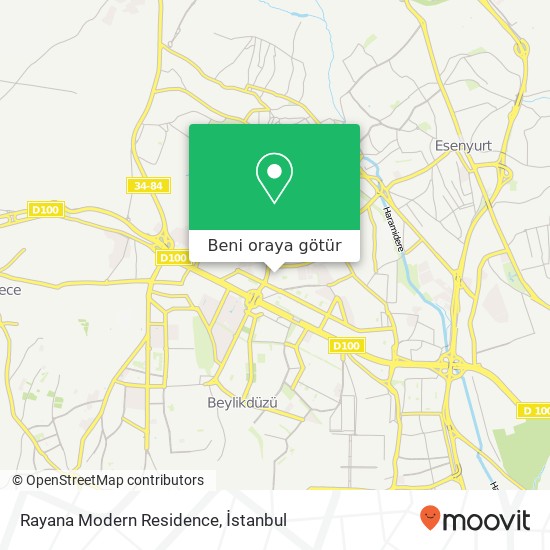 Rayana Modern Residence harita