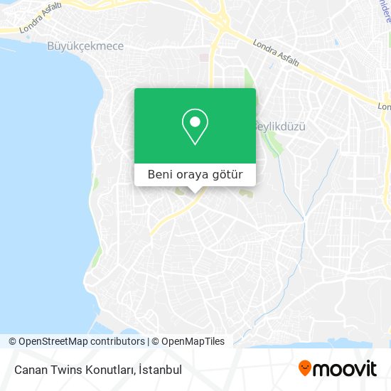 Canan Twins Konutları harita