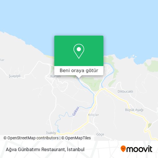 Ağva Günbatımı Restaurant harita