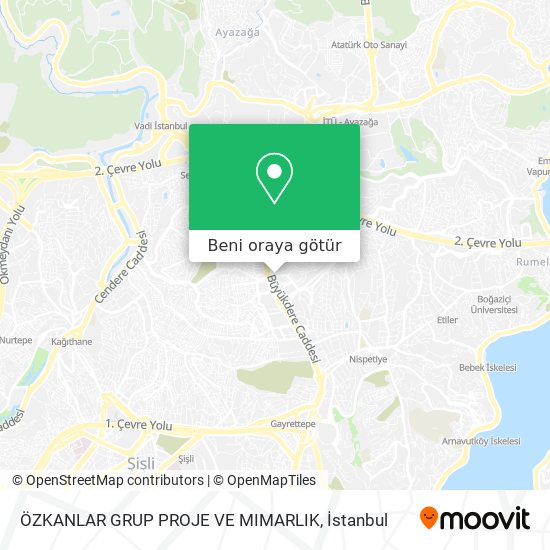 ÖZKANLAR GRUP PROJE VE MIMARLIK harita