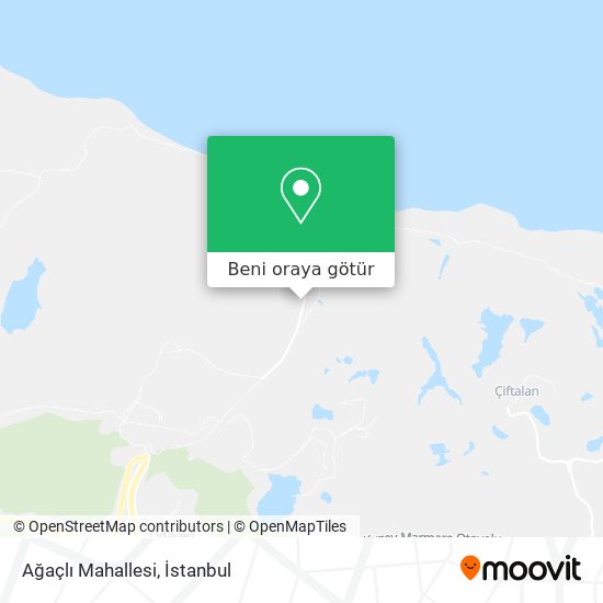 Ağaçlı Mahallesi harita