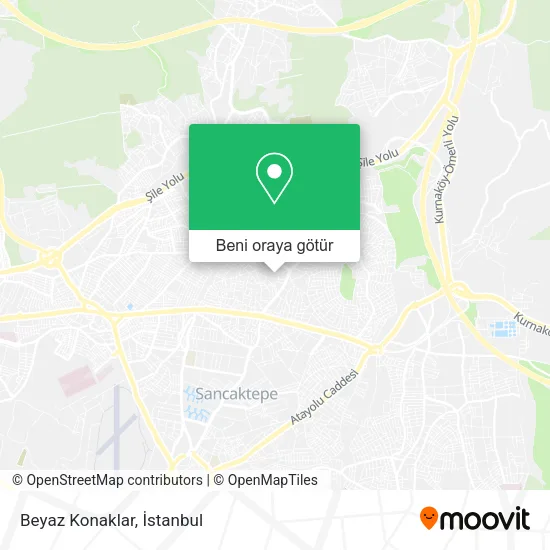 Beyaz Konaklar harita