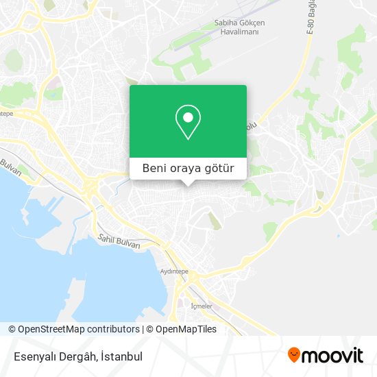 Esenyalı Dergâh harita
