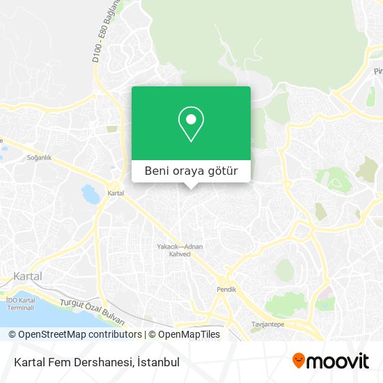 Kartal Fem Dershanesi harita