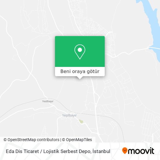 Eda Dis Ticaret / Lojistik Serbest Depo harita
