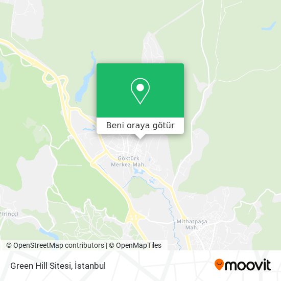Green Hill Sitesi harita