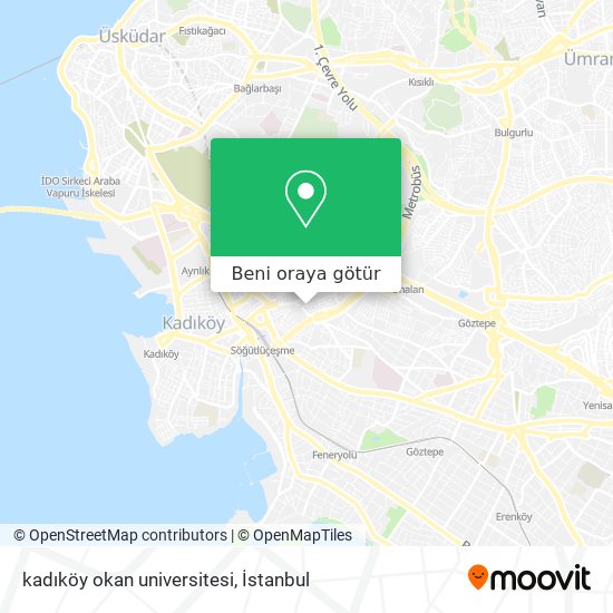 kadıköy okan universitesi harita