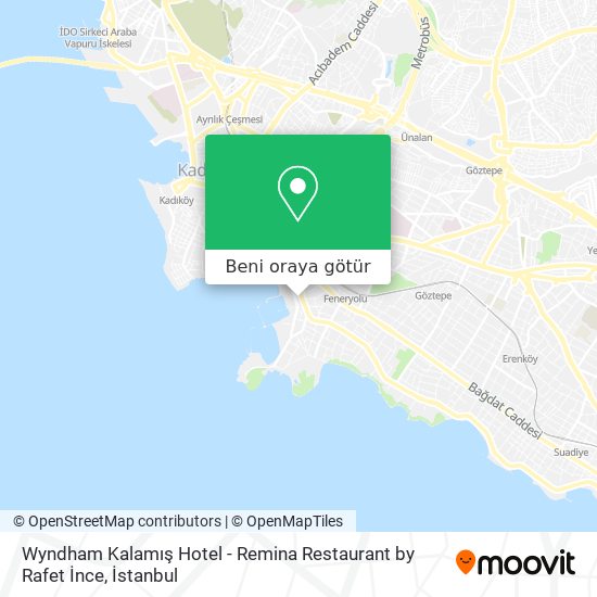 Wyndham Kalamış Hotel - Remina Restaurant by Rafet İnce harita