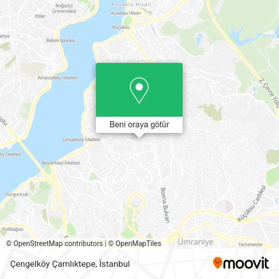 Çengelköy Çamlıktepe harita