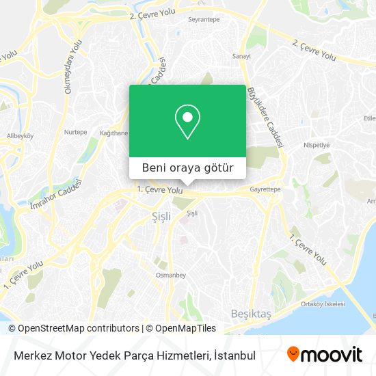 Merkez Motor Yedek Parça Hizmetleri harita