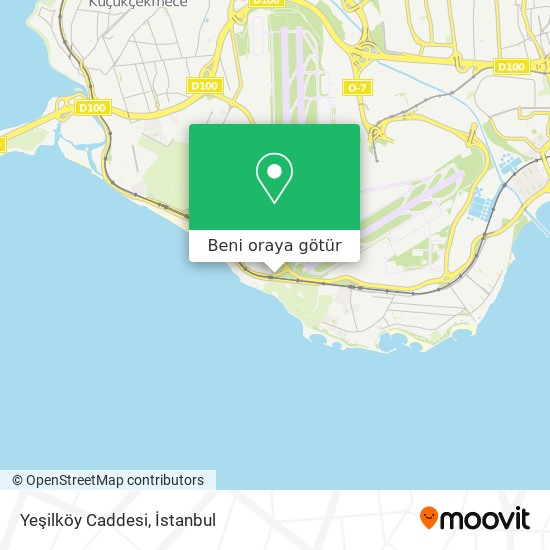 Yeşilköy Caddesi harita