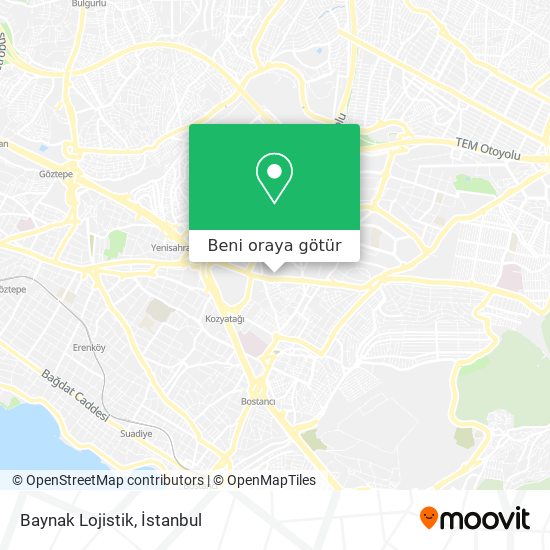 Baynak Lojistik harita