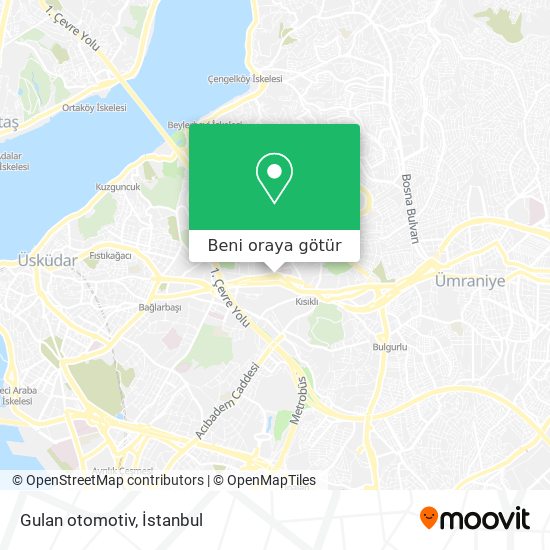 Gulan otomotiv harita