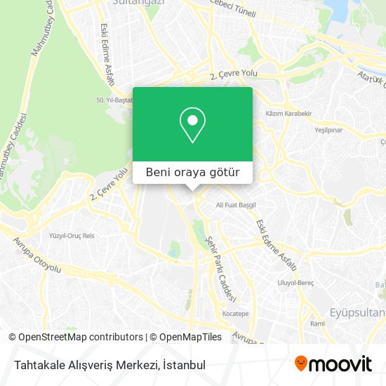 Tahtakale Alışveriş Merkezi harita