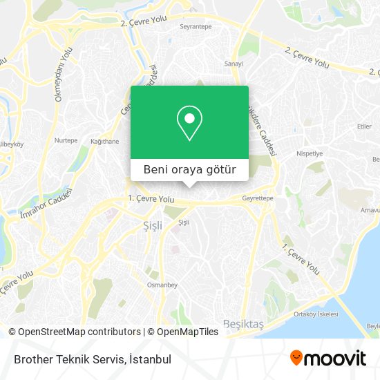 Brother Teknik Servis harita