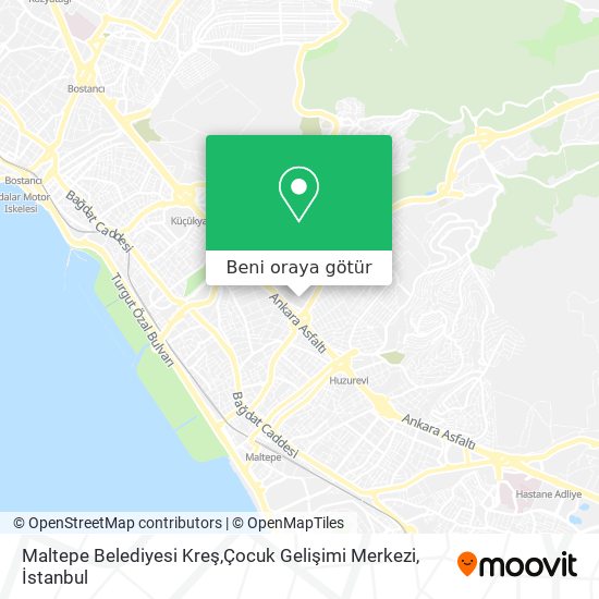 Maltepe Belediyesi Kreş,Çocuk Gelişimi Merkezi harita