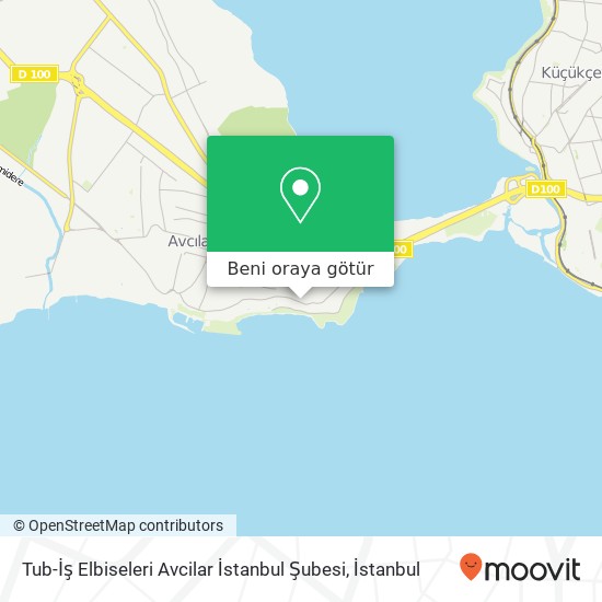 Tub-İş Elbiseleri Avcilar İstanbul Şubesi harita