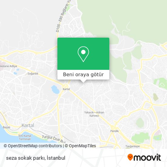 seza sokak parkı harita