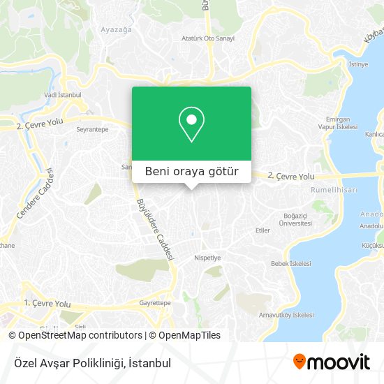 Özel Avşar Polikliniği harita