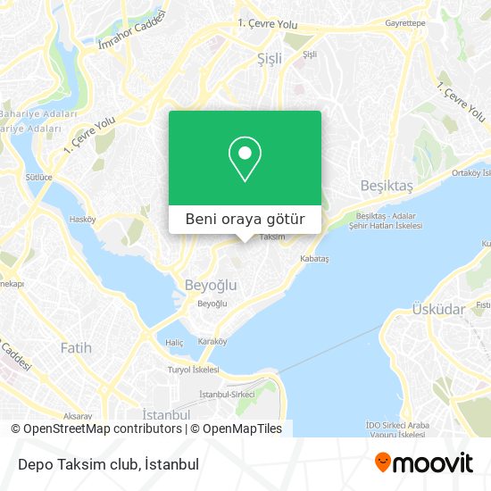 Depo Taksim club harita