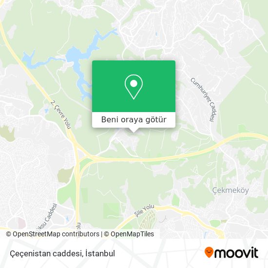 Çeçenistan caddesi harita