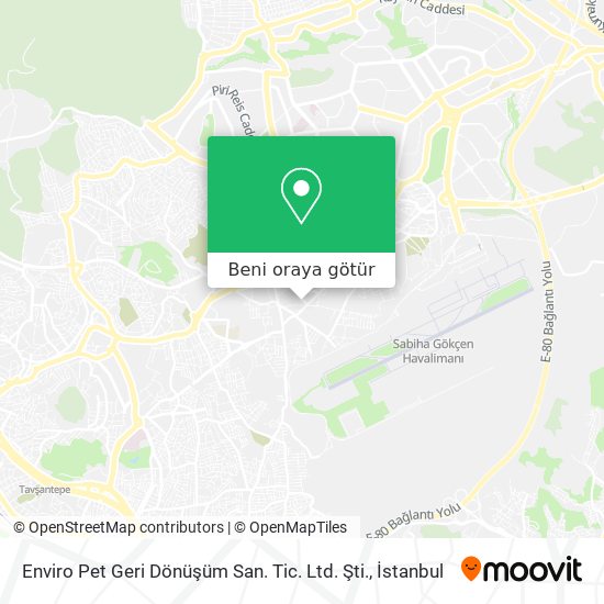 Enviro Pet Geri Dönüşüm San. Tic. Ltd. Şti. harita