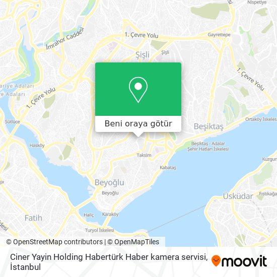 Ciner Yayin Holding Habertürk Haber kamera servisi harita