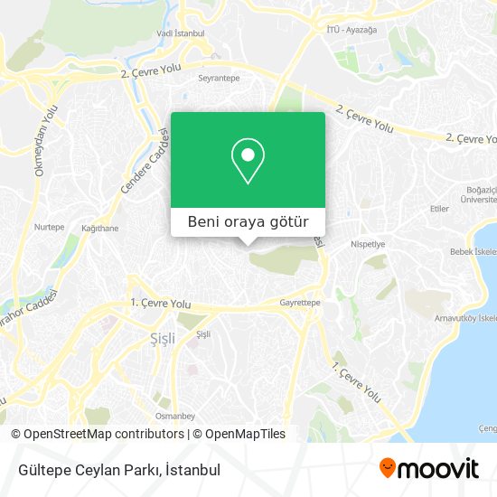 Gültepe Ceylan Parkı harita