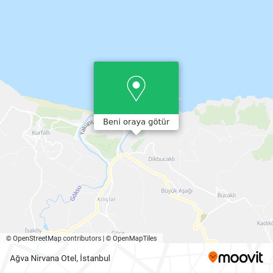 Ağva Nirvana Otel harita