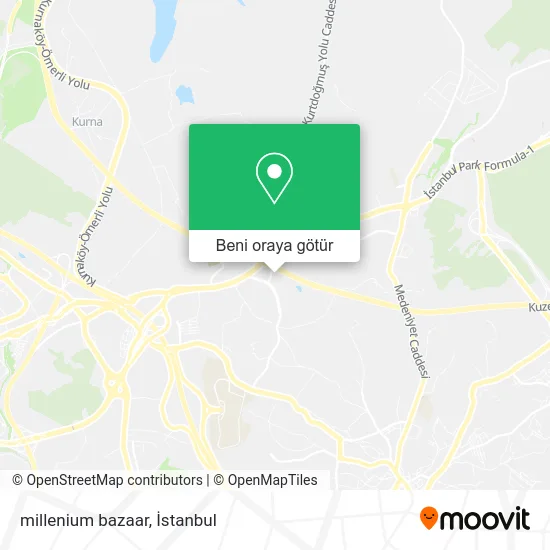 millenium bazaar harita