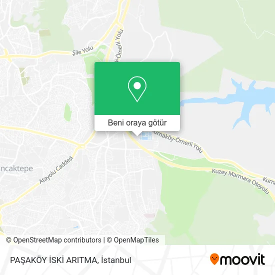 PAŞAKÖY İSKİ ARITMA harita