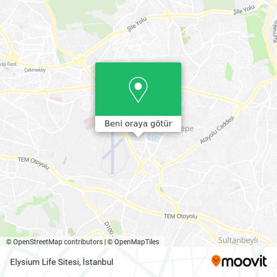 Elysium Life Sitesi harita