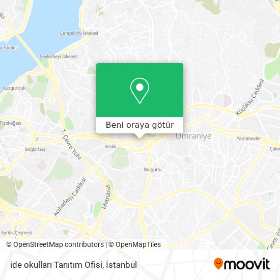 ide okulları Tanıtım Ofisi harita