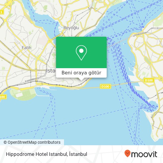 Hippodrome Hotel Istanbul harita