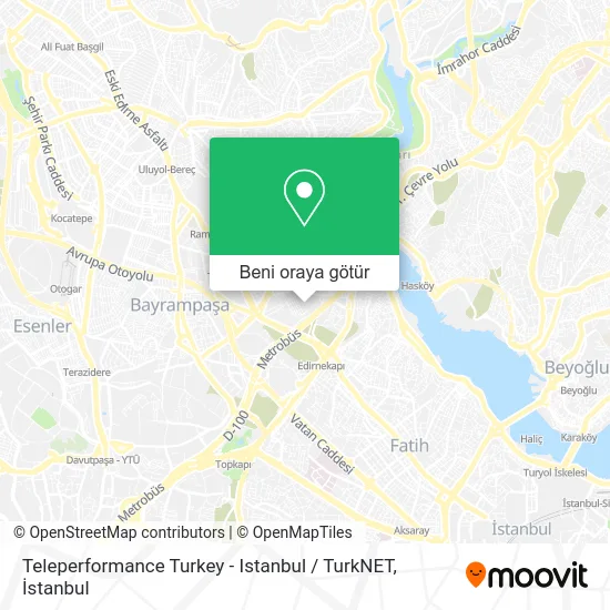 Teleperformance Turkey - Istanbul / TurkNET harita
