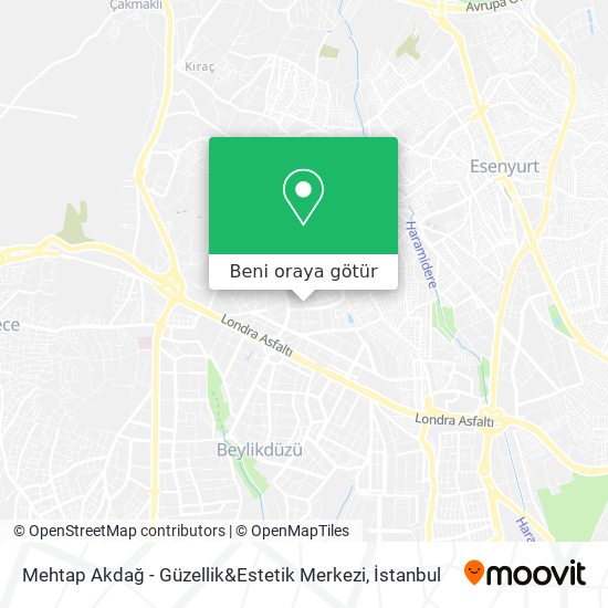 Mehtap Akdağ - Güzellik&Estetik Merkezi harita