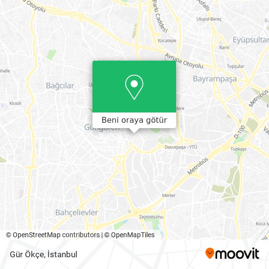 Gür Ökçe harita