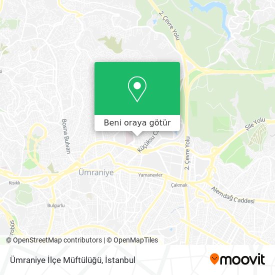 Ümraniye İlçe Müftülüğü harita
