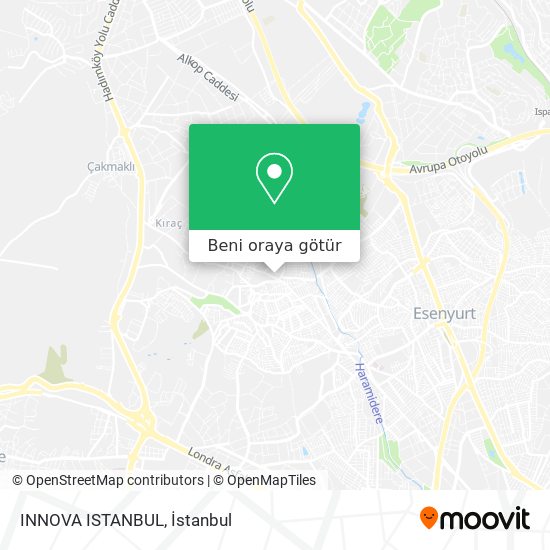 INNOVA ISTANBUL harita