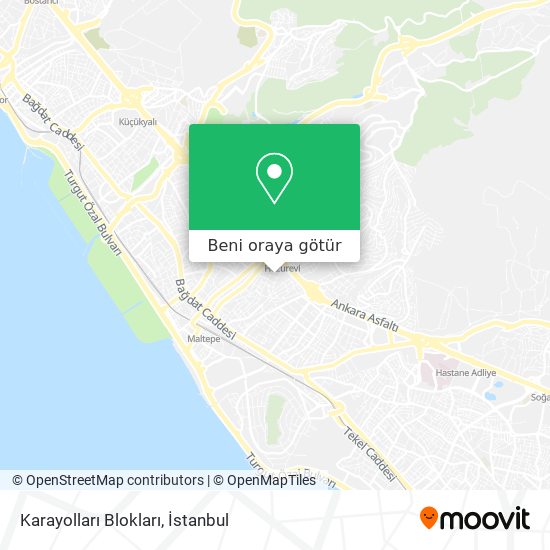 Karayolları Blokları harita