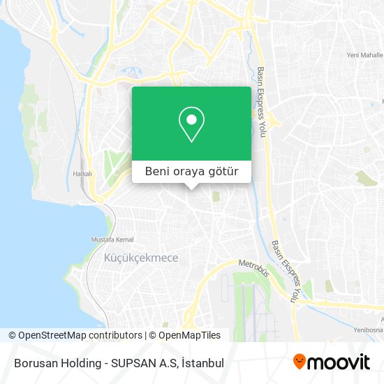 Borusan Holding - SUPSAN A.S harita