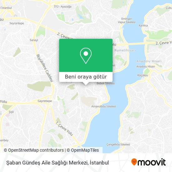 Şaban Gündeş Aile Sağlığı Merkezi harita