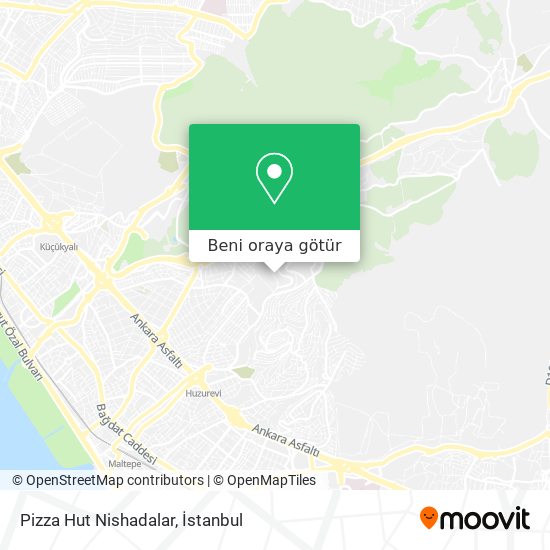 Pizza Hut Nishadalar, Maltepe nerede, Otobüs, Minibüs / Dolmuş, Metro