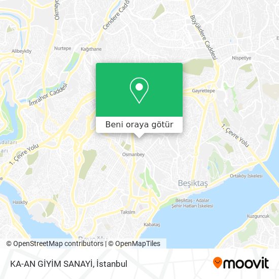 KA-AN GİYİM SANAYİ harita