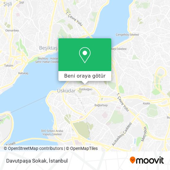 Davutpaşa Sokak harita
